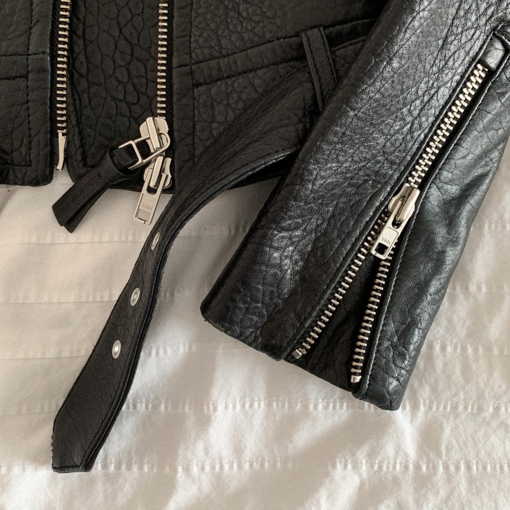 Mackage Rumer Leather Jacket | Biker | Aritzia - Picture 4 of 4